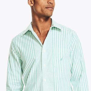 Nautica Gestreiftes Oxford-Hemd für Herren
