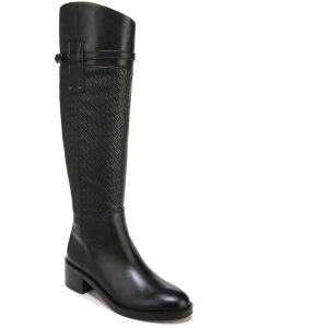 Colt Leder breite Kalb kniehohe Stiefel