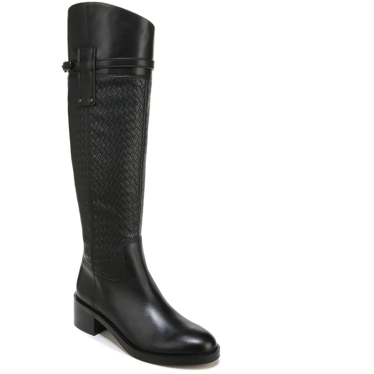 Colt Leder breite Kalb kniehohe Stiefel