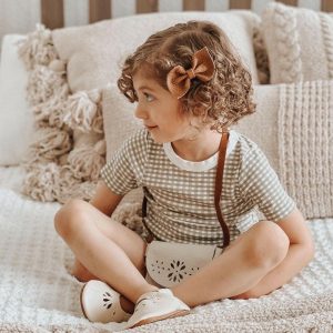 Milchblüten Leder Geldbörse Kleinkinder & Kinder