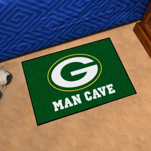 Fanmats grüne Bucht Packers Mann Höhle Starter Matte Akzent Teppich – 19′′ x 30′′