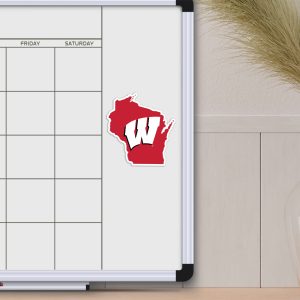 Fanmats Wisconsin Badgers Team State Form Aufkleber