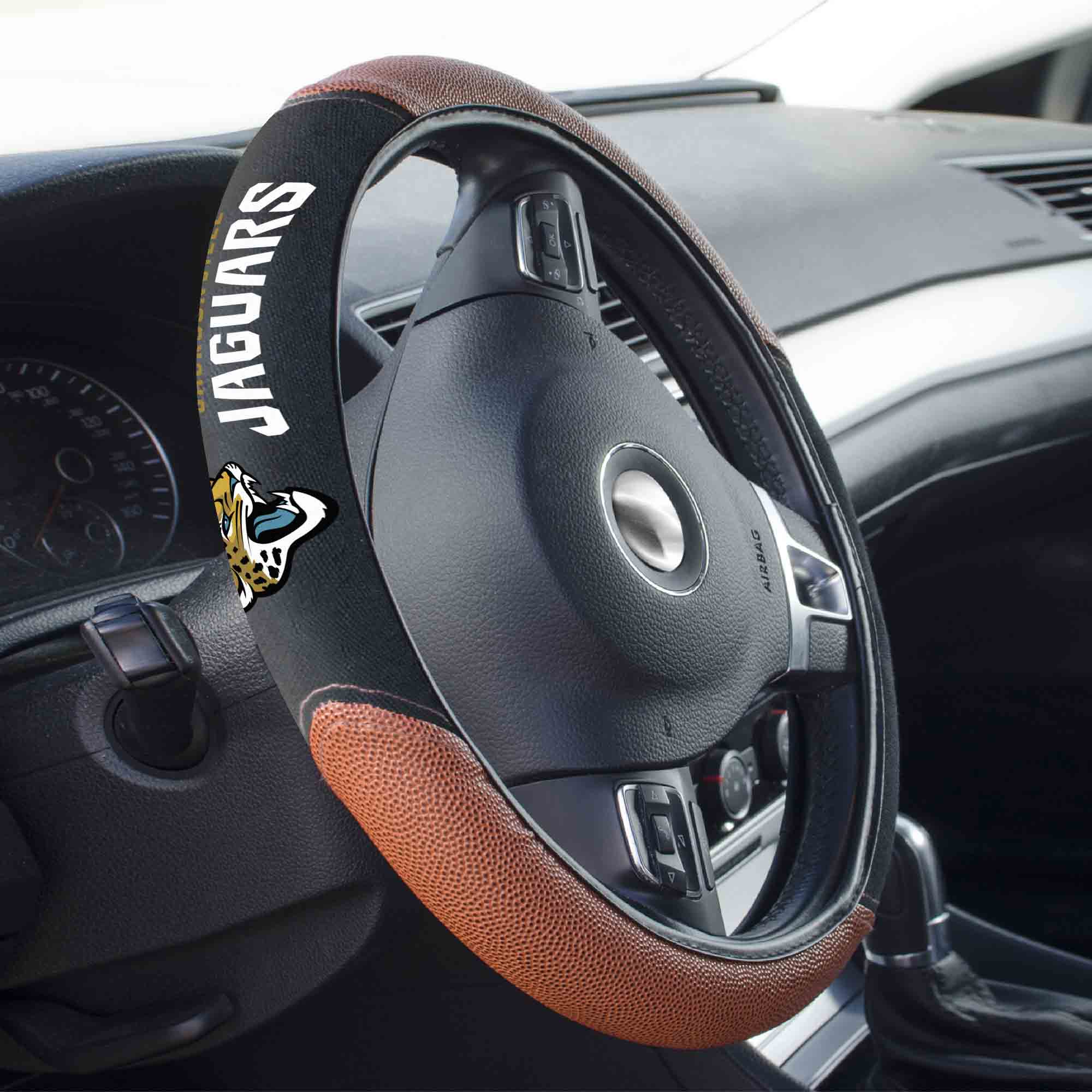 Fanmats Jacksonville Jaguars Football Grip Lenkradabdeckung 15′′ Durchmesser