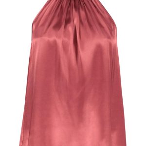 Esme Krawattenkragen Top in Rose