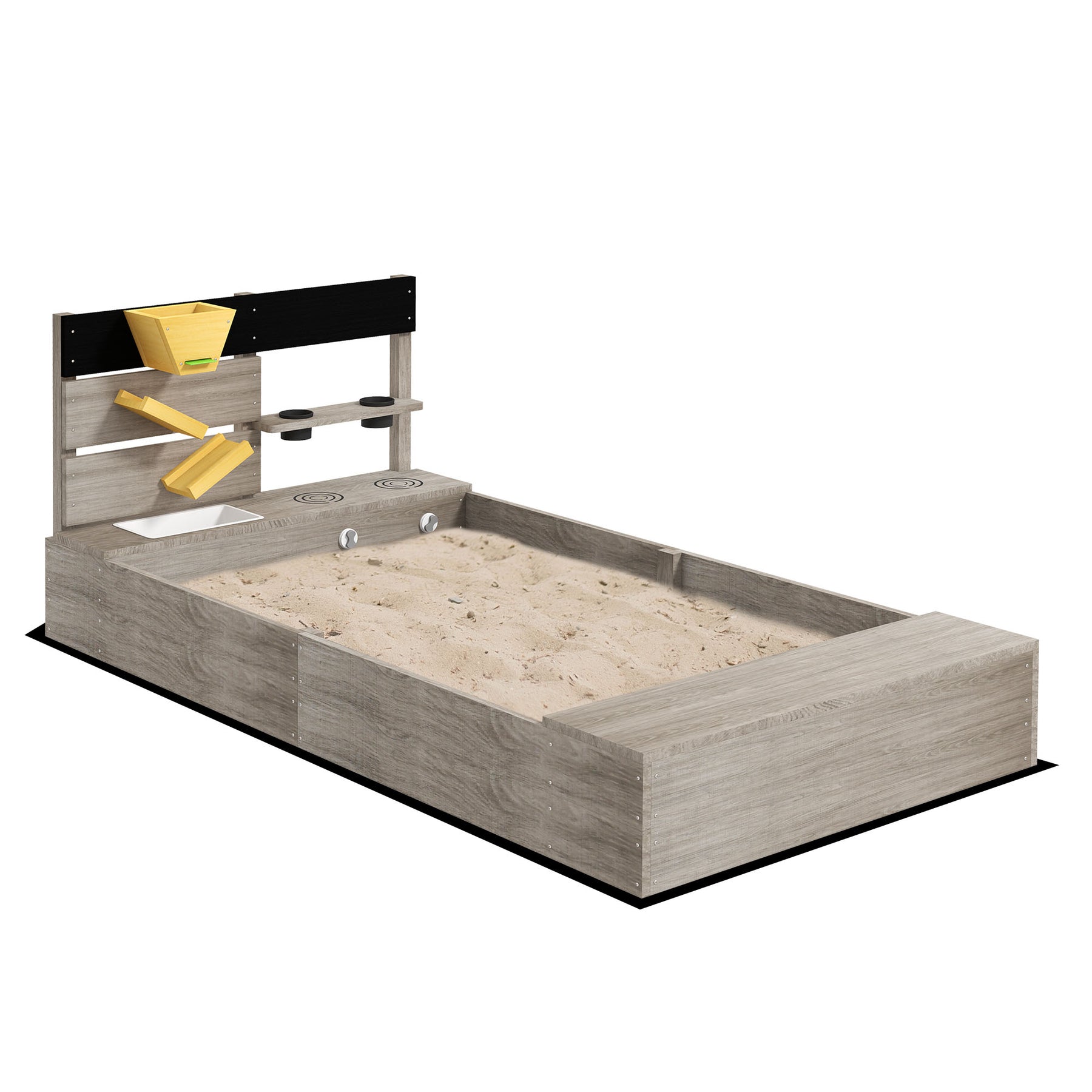 Streamdale Holzsandkasten mit Liner