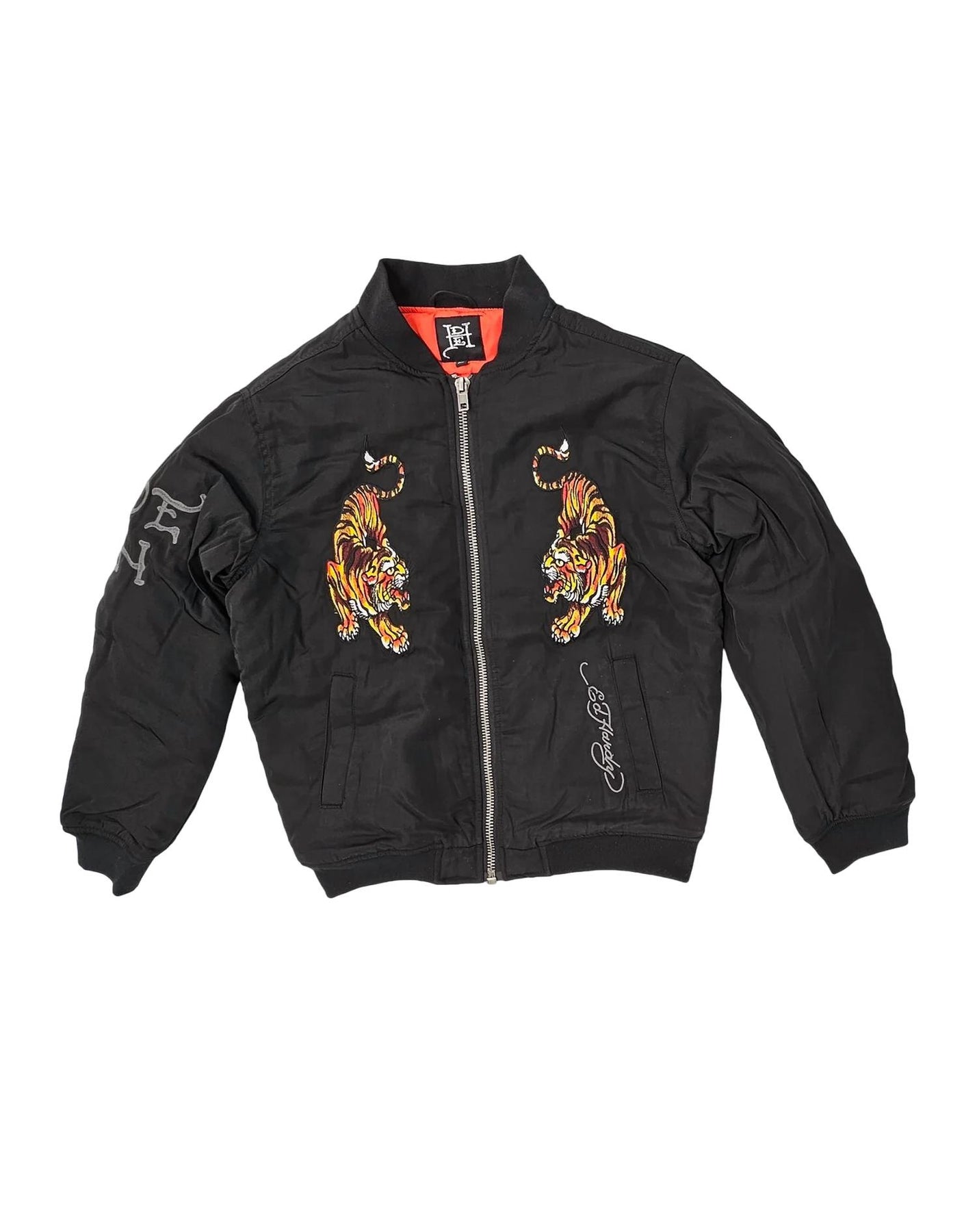 Damen Tigers Bomberjacke in Schwarz