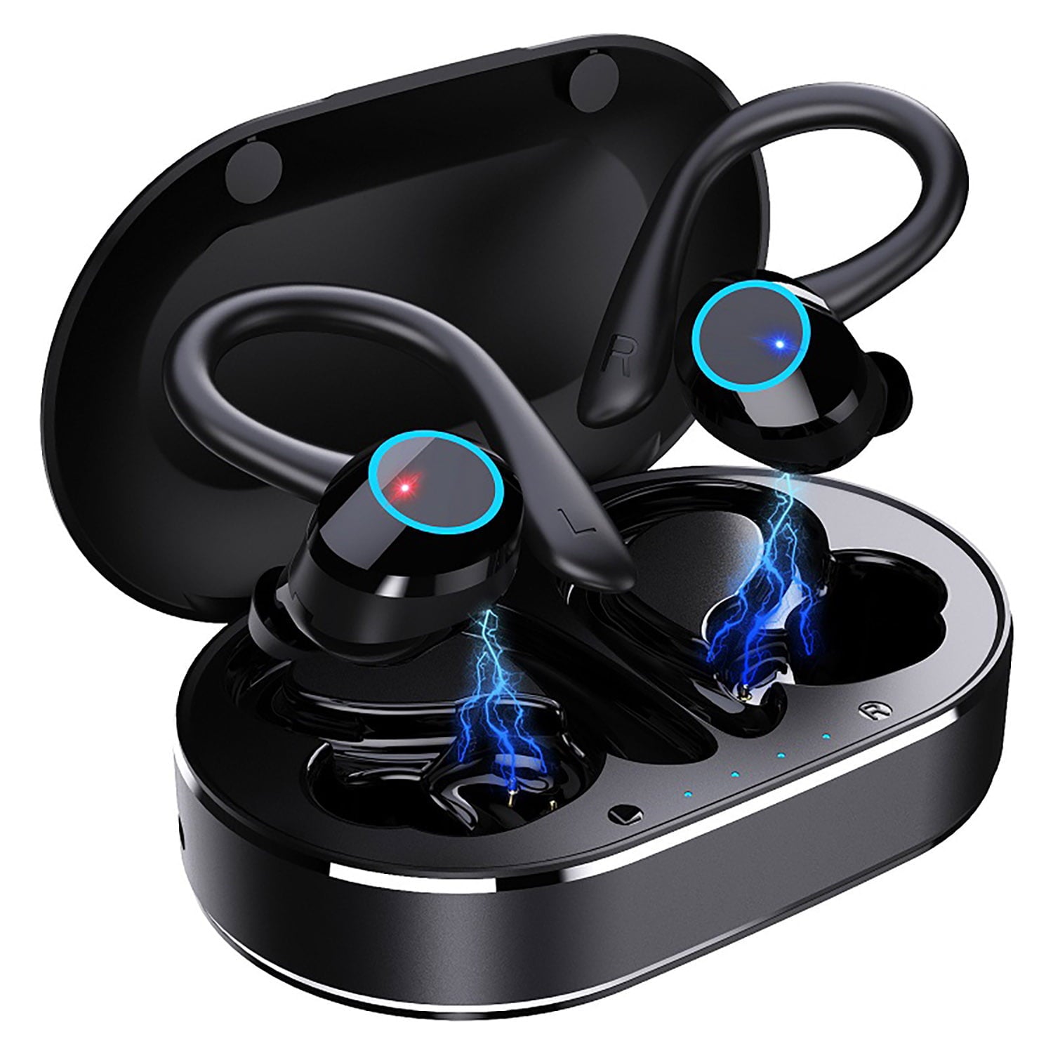 Sport Ear-Bud/Bluetooth 5.1- 28Hr Wiedergabezeit, HiFi Stereo/Lärm Abbrechen