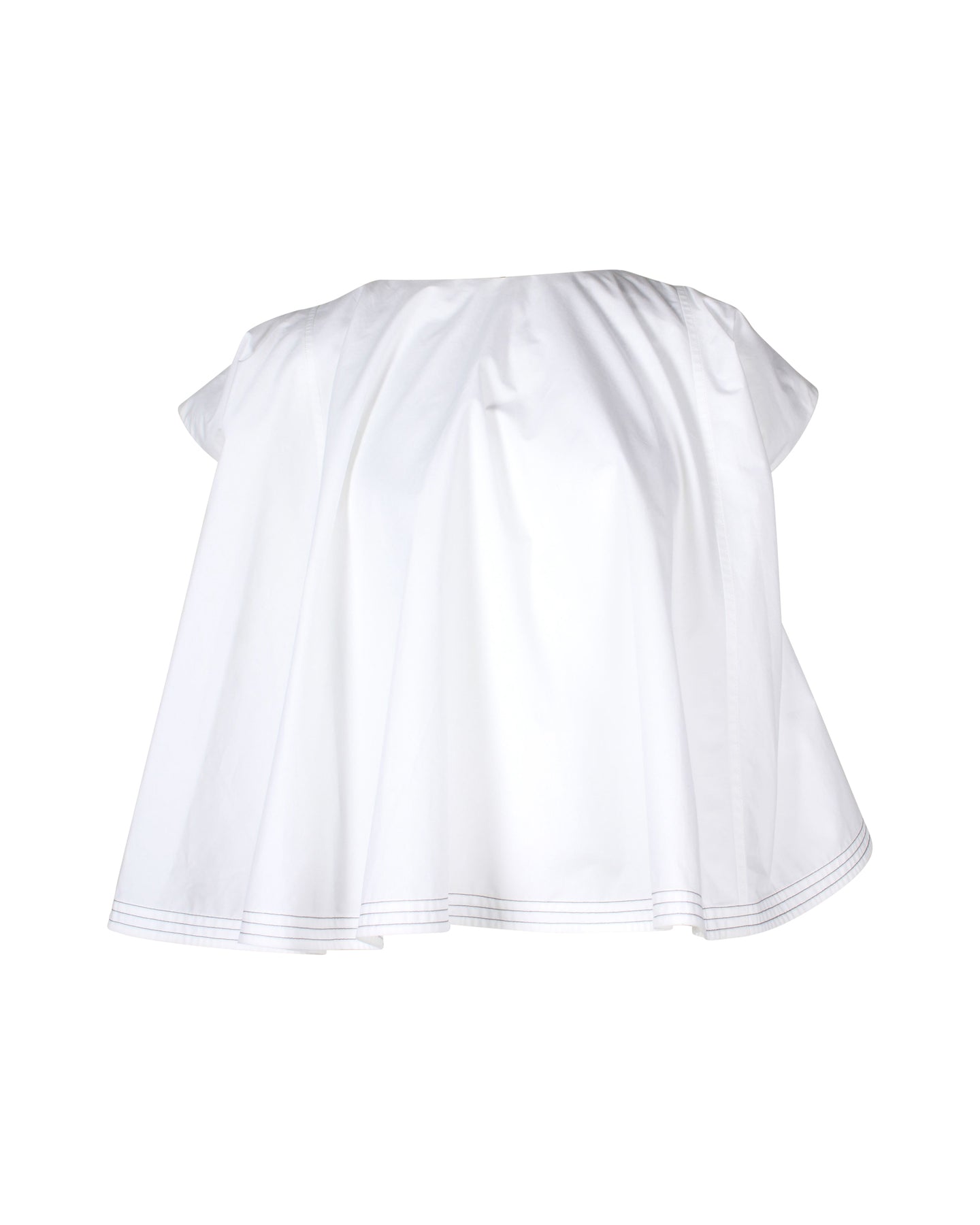 Loewe Volume Top aus weißer Baumwolle