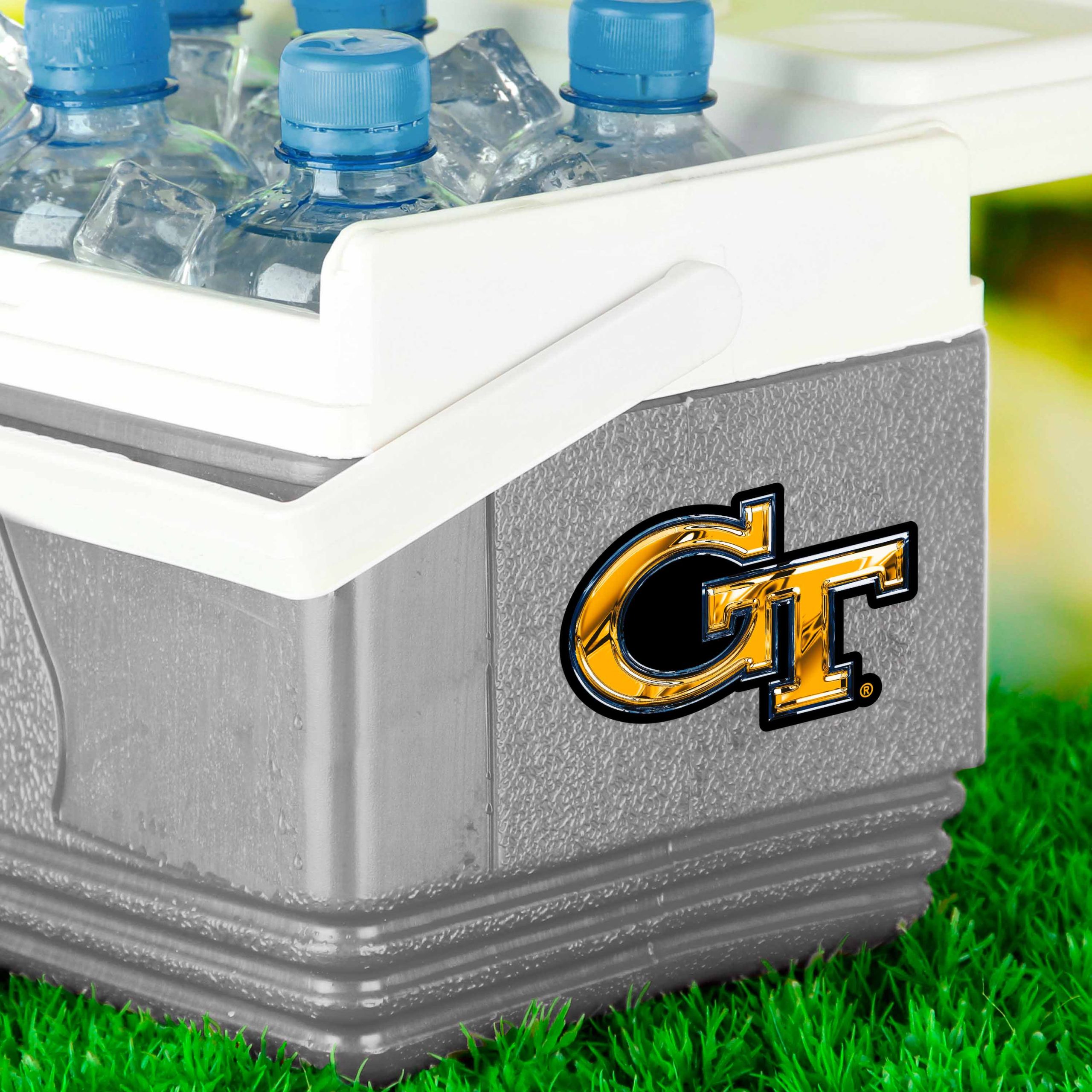 Fanmats Georgia Tech gelbe Jacken 3D Aufkleber