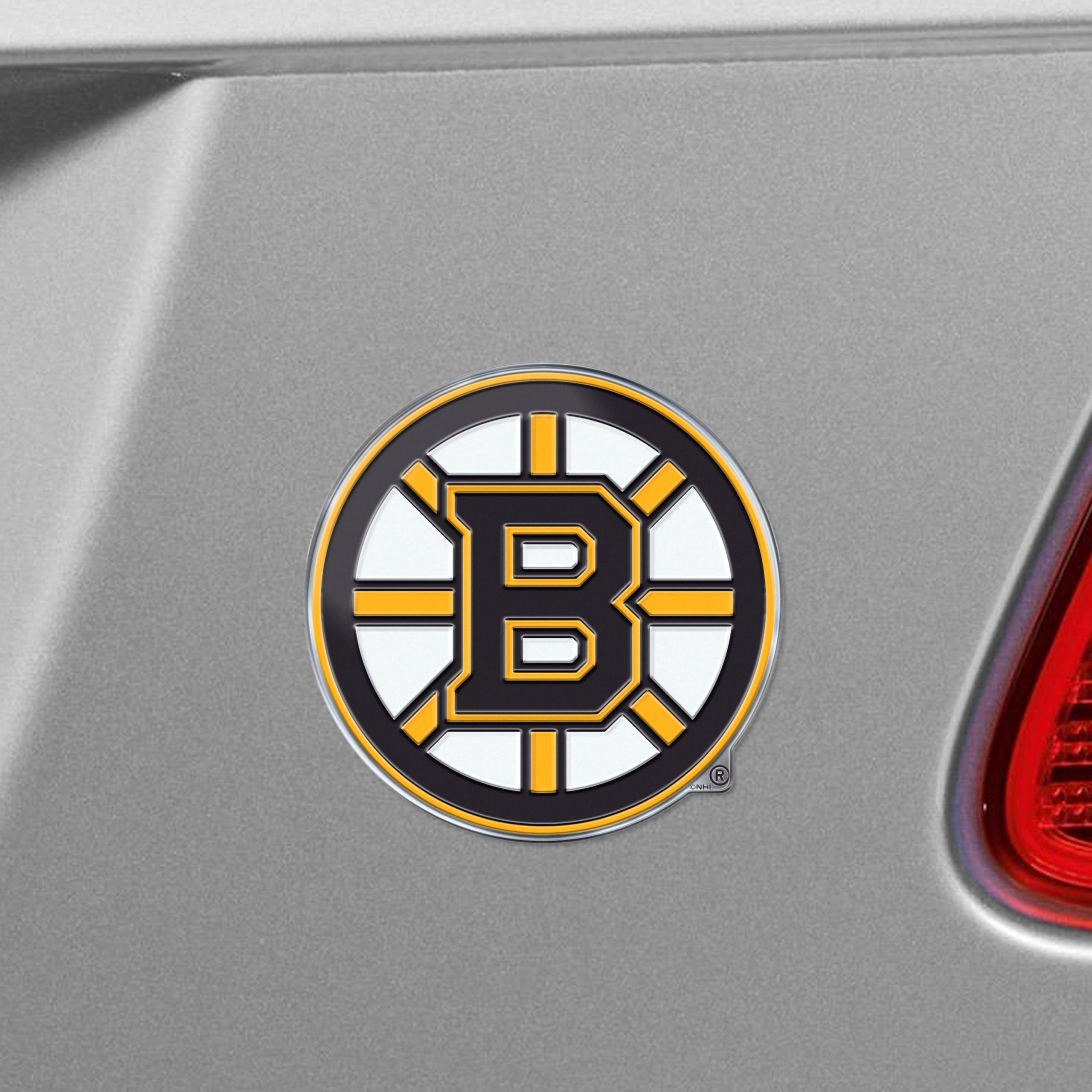 Fanmats Boston Bruins Heavy Duty Aluminium geprägte Farbe Emblem