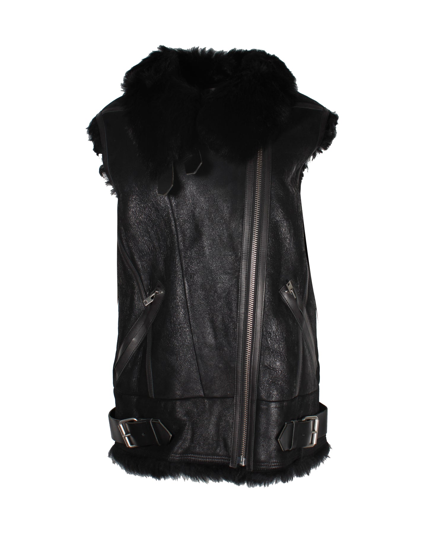 Iro Courtney – Weste aus schwarzem Leder