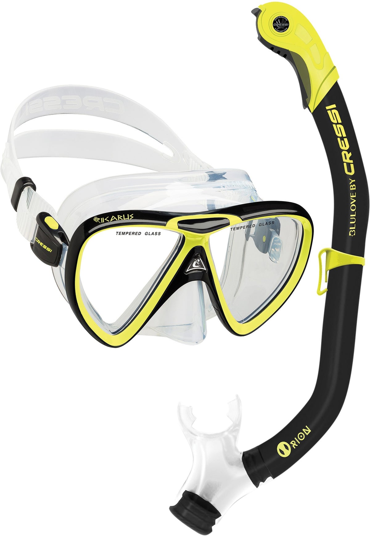 Cressi Ikarus & Orion Schwimmmaske Combo – Erwachsene – 2025