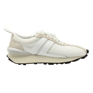 Lanvin Bumper Running Sneakers aus creme Polyester 7703690936380
