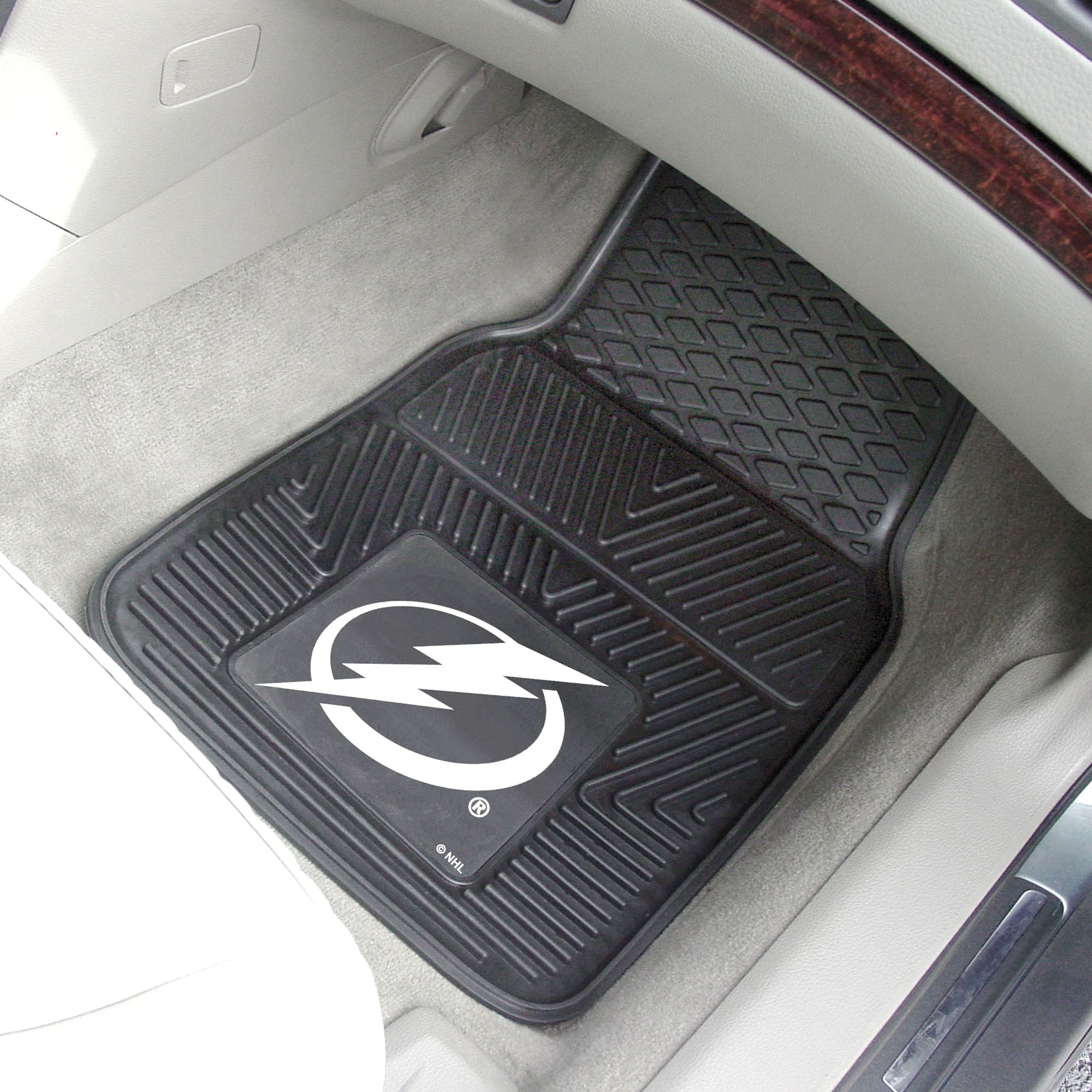Fanmats Tampa Bay Lightning Heavy Duty Auto Matte Set – 2 Stück