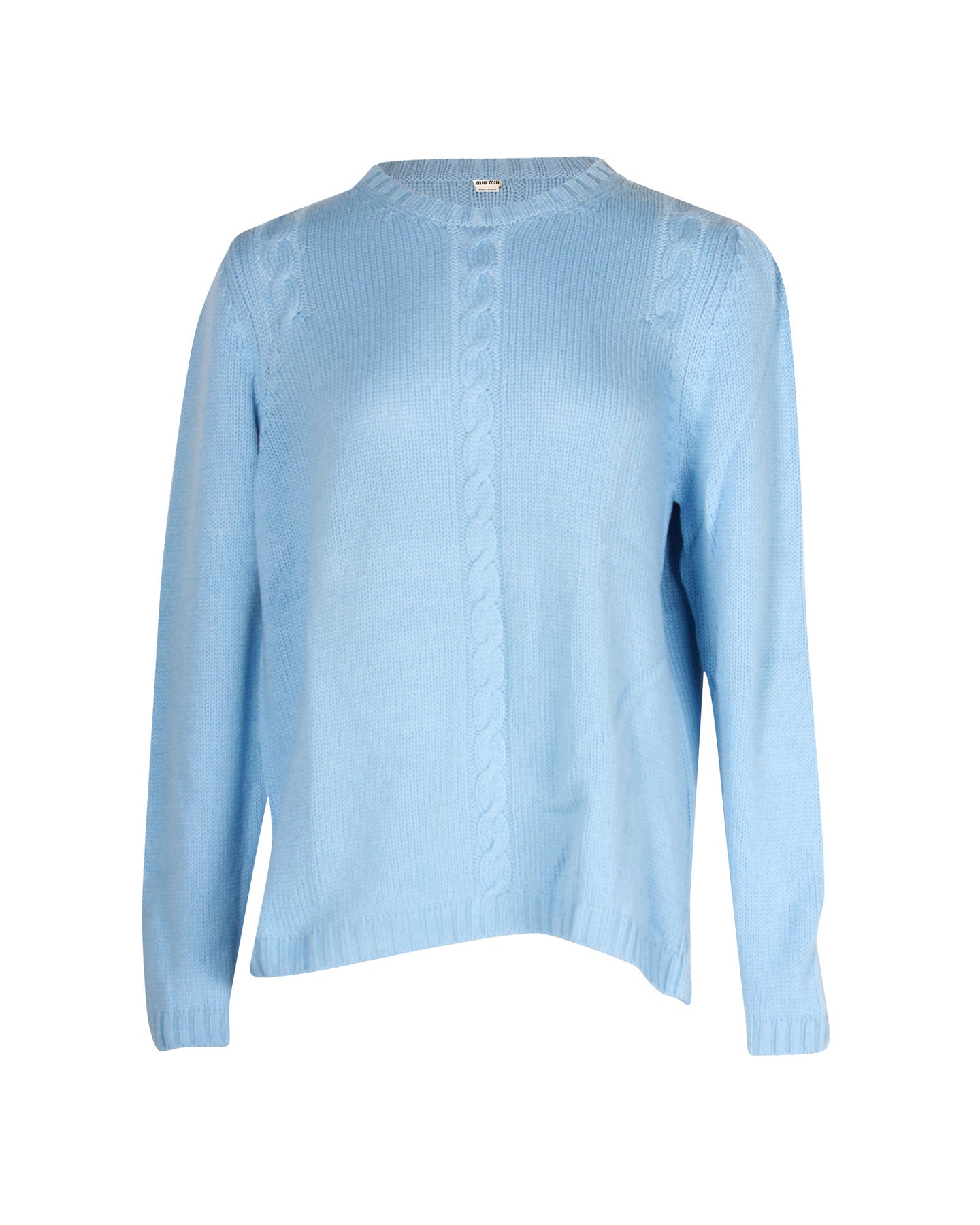 Miu Miu Strickpullover aus Kaschmir in Blau