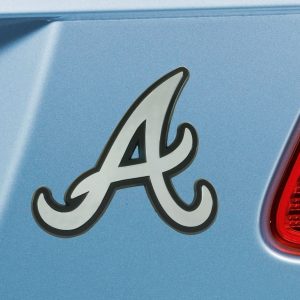 Fanmats Atlanta Braves 3D Chrom Metall Emblem