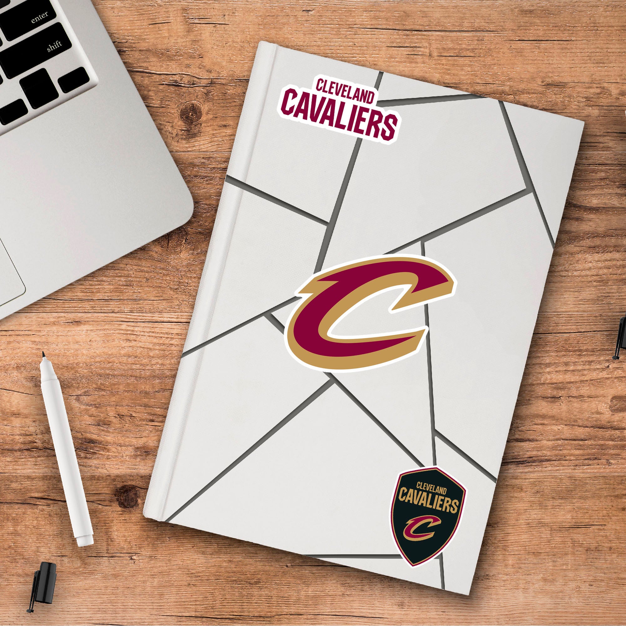 Fanmats Cleveland Cavaliers 3 Stück Aufkleber Set