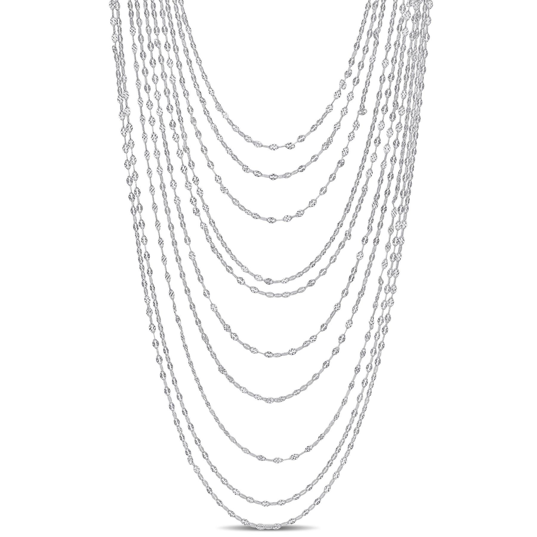 Mimi & Max Halskette mit Kette in Sterlingsilber – 18 in