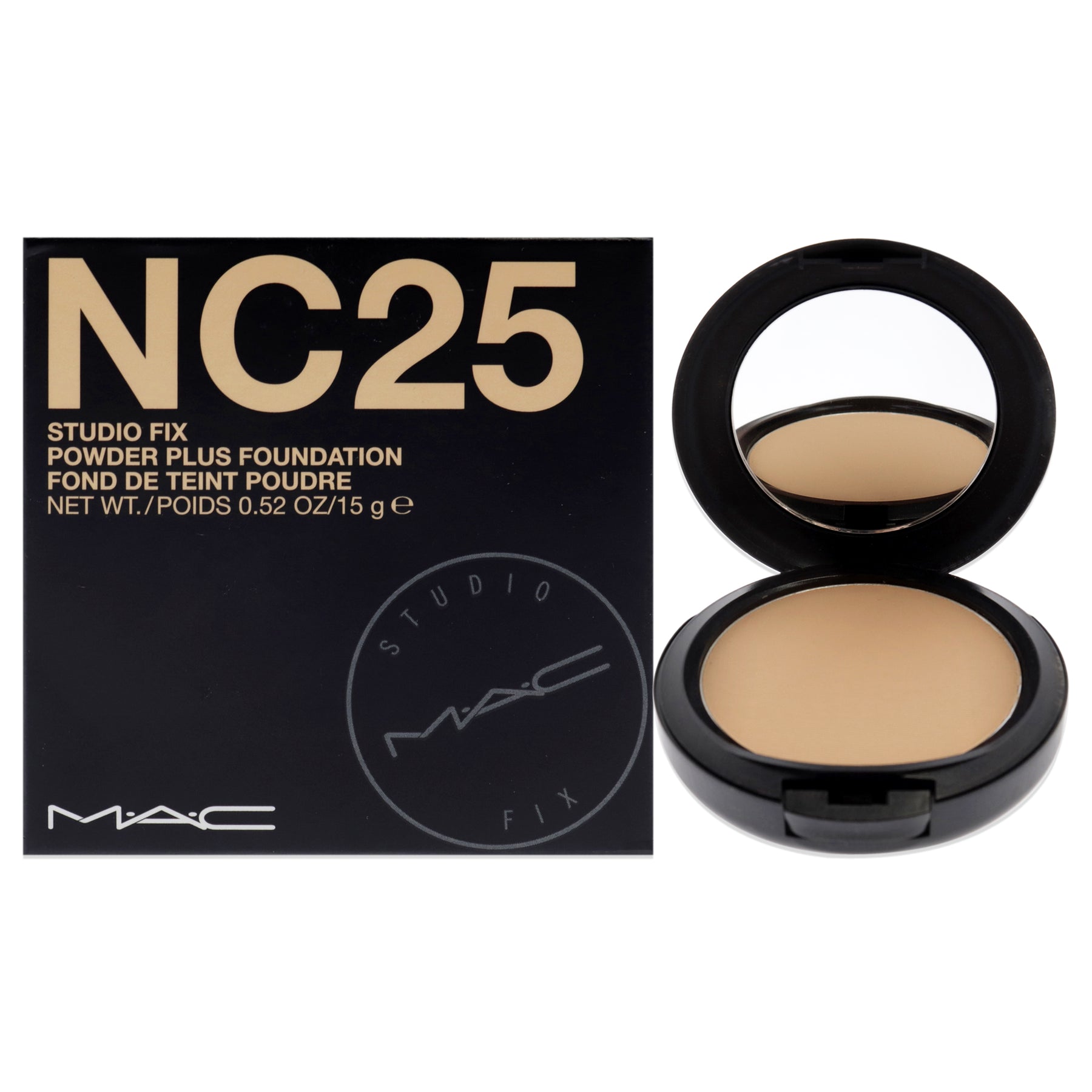 Studio Fix Pulver Plus Foundation NC25 Von MAC für Damen – 0.52 oz Foundation