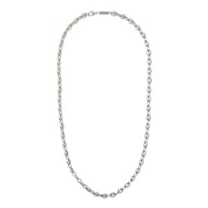 Petite Kaffee Bead Halskette in Silber