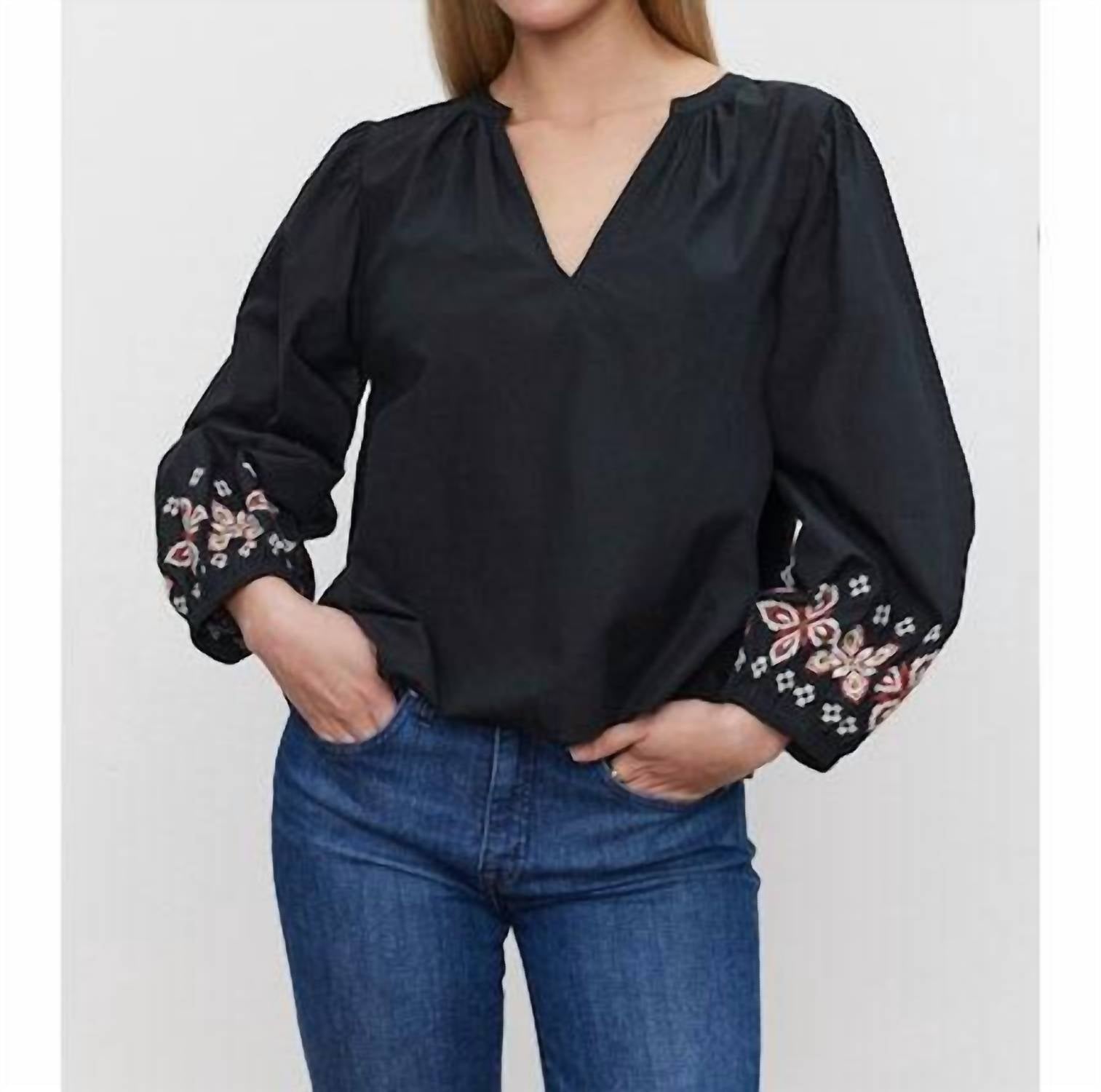 Paola Top in Schwarz