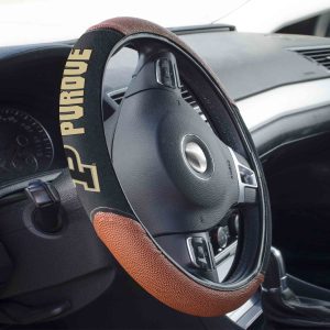 Fanmats Purdue Boilermakers Football Grip Steering Wheel Cover 15″ Durchmesser