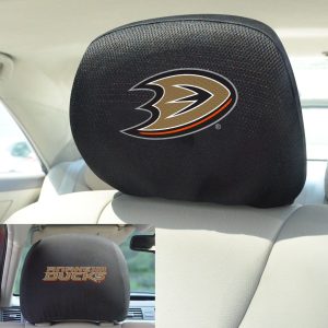 Fanmats Anaheim Enten bestickt Kopf Rest Cover Set – 2 Stück