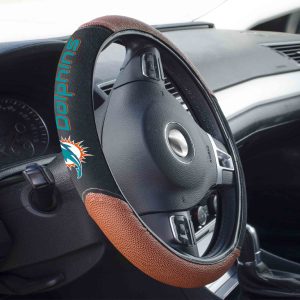Fanmats Miami Dolphins Football Grip Steering Wheel Cover 15″ Durchmesser