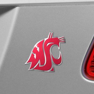 Fanmats Washington State Cougars Heavy Duty Aluminium geprägte Farbe Emblem