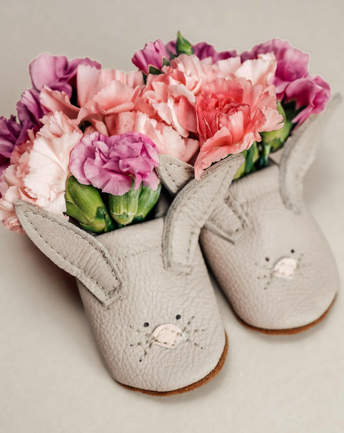 Oyster Bunnies / Niedliche Critters Lederschuhe Baby und Kleinkind Bunny