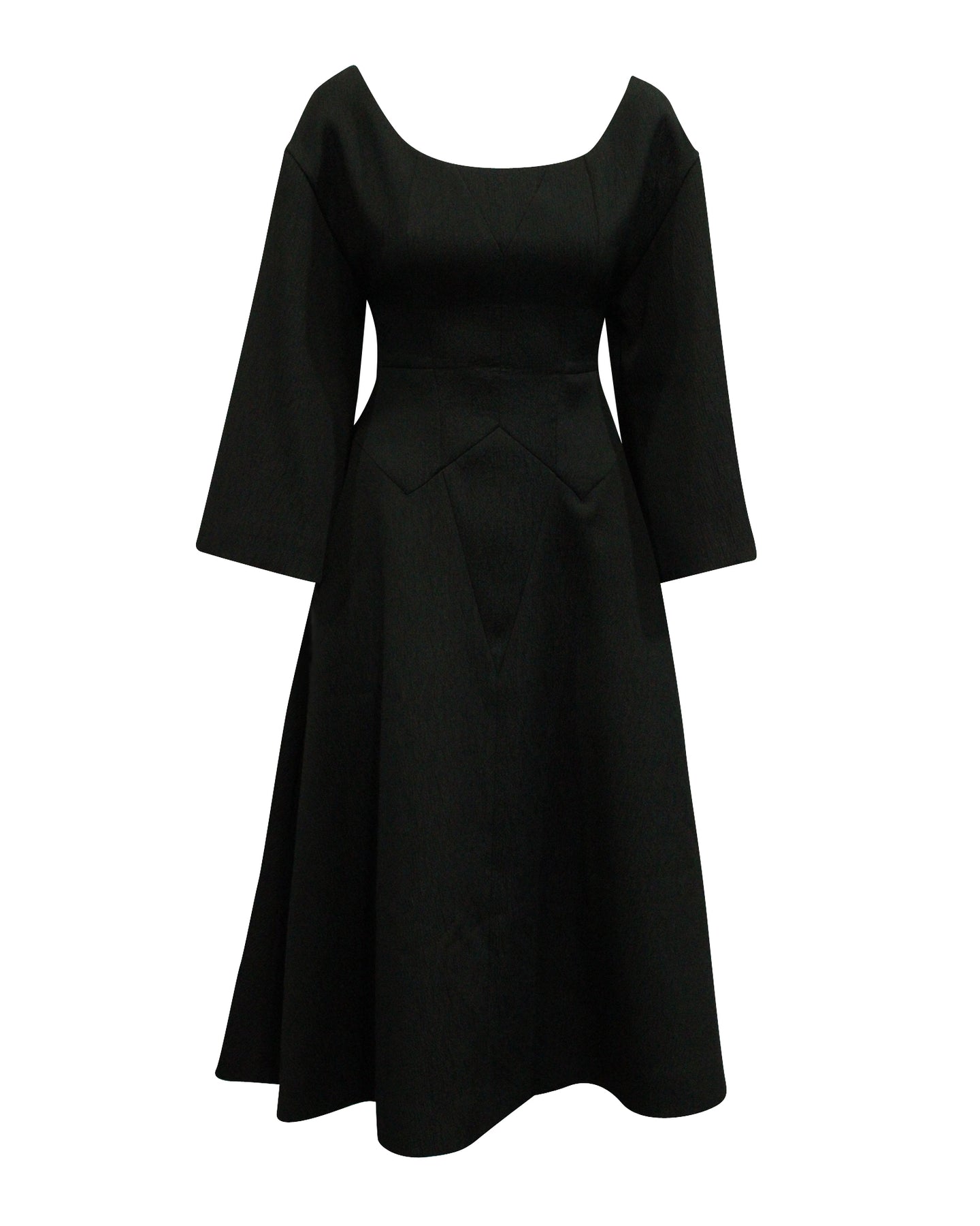 Emilia Wickstead Kleid aus schwarzem Polyester