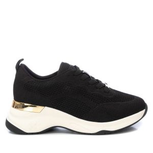 Damen Trainer Sneakers in schwarz 7803985363004