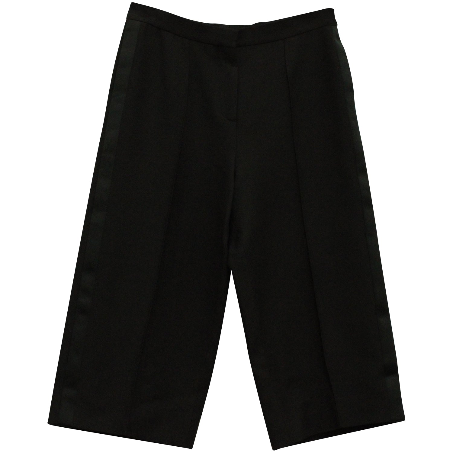 Valentino Shorts mit langen Beinen aus schwarzer Wolle