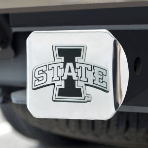 Fanmats iowa Zustand Zyklonen Chrom Metall Anhänglichkeit Abdeckung mit Chrom Metall 3D Emblem