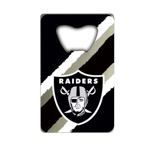 Fanmats las vegas raiders Kreditkarten-Stil Flaschenöffner – 2 . x 3.25′′