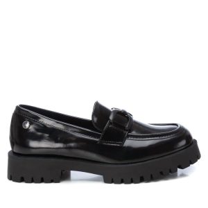 Damen Mokassins Schuhe in Schwarz