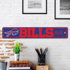 Fanmats Buffalo Bills Team Color Street Sign 4′′ X 24′′ Leichtgewicht