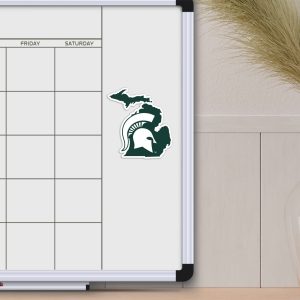 Fanmats michigan state spartans team state form decal sticker