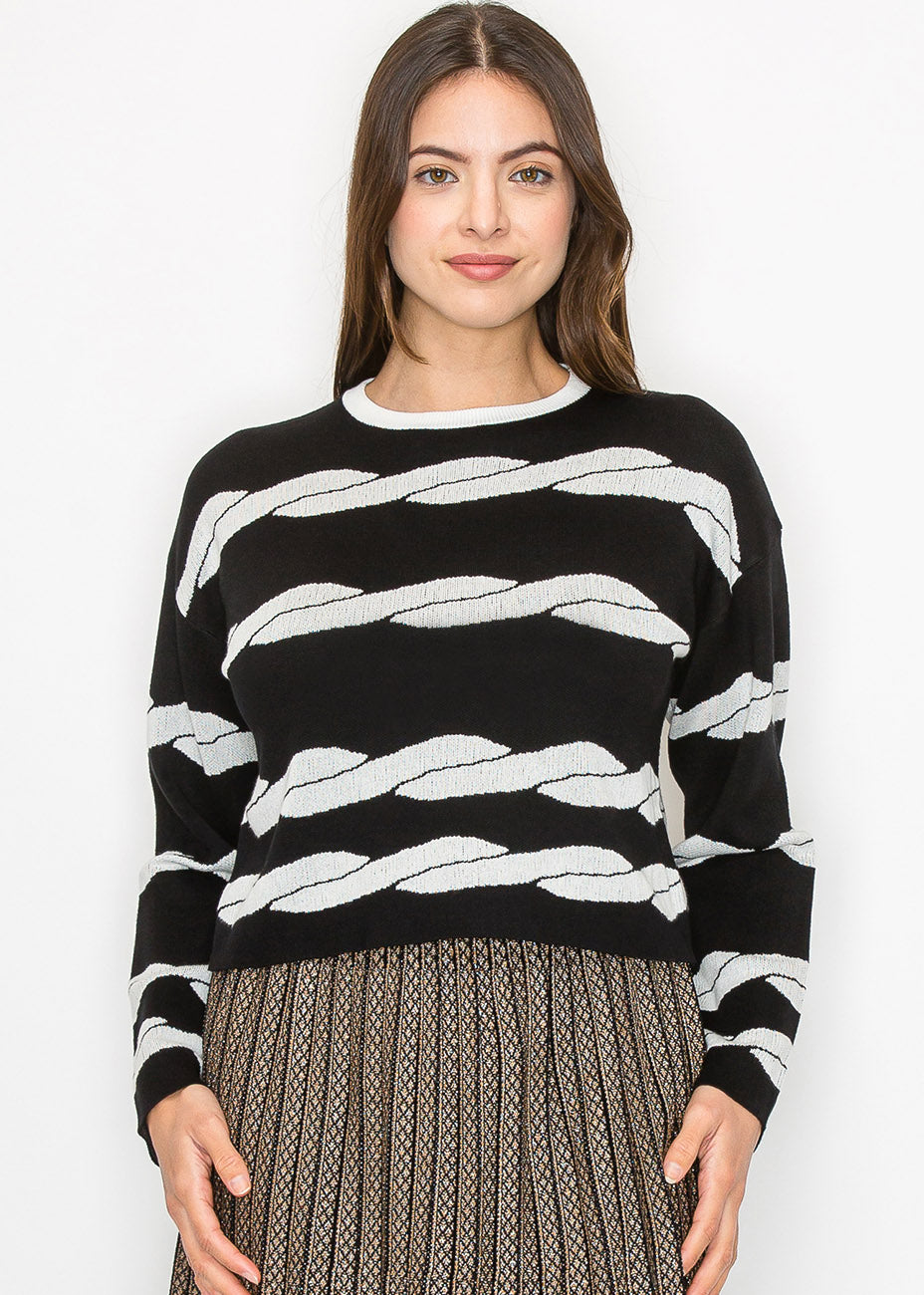 Schwarze und weiße Sweatshirts
