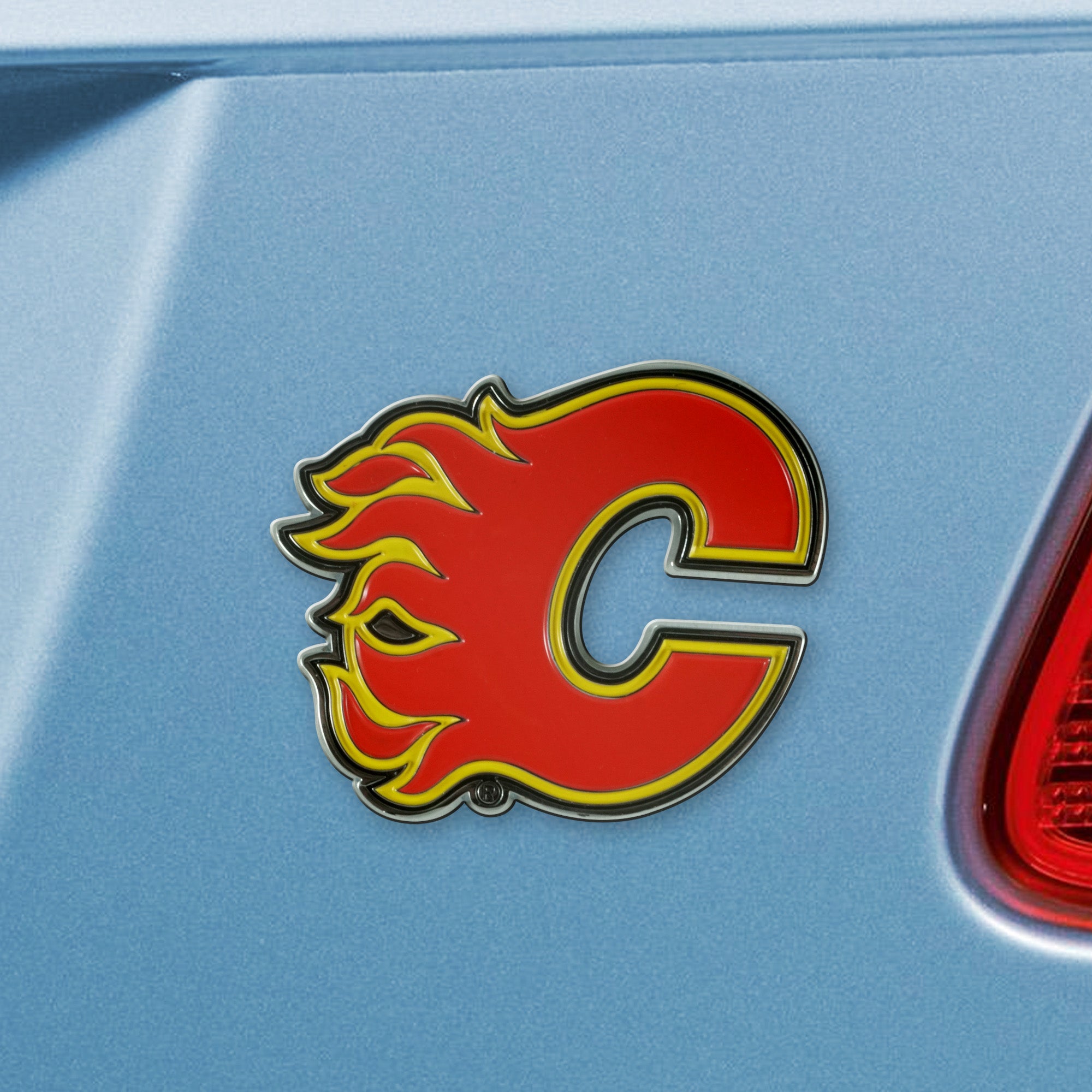 Fanmats Calgary Flames 3D Farbe Metall Emblem