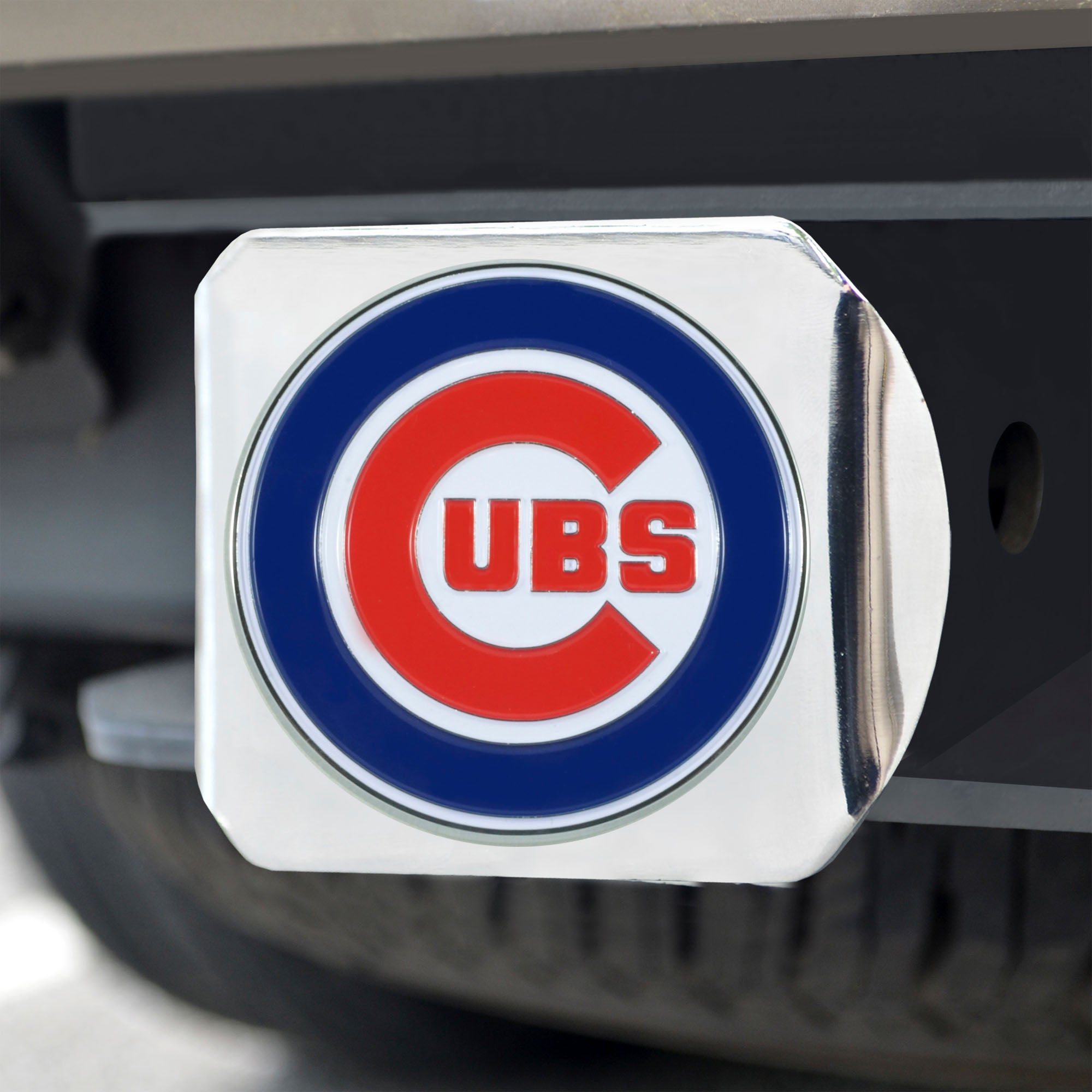 Fanmats Chicago Cubs Hitch Cover – 3D-Farbemblem