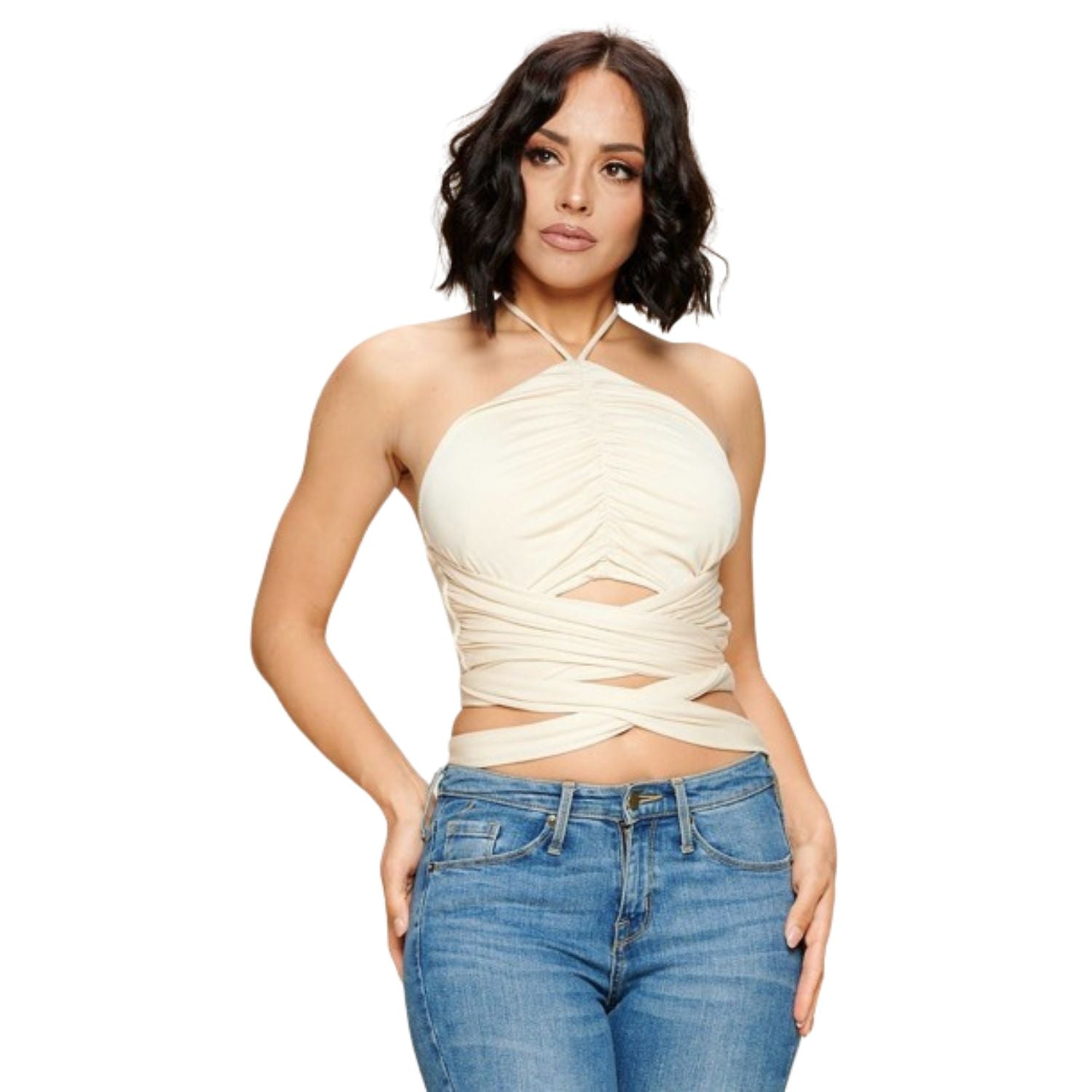 Crop Halter Top