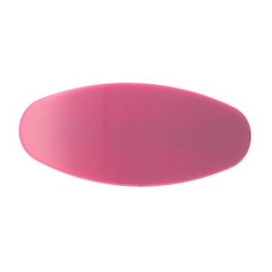 Jumbo oval Barrette in Schwarz