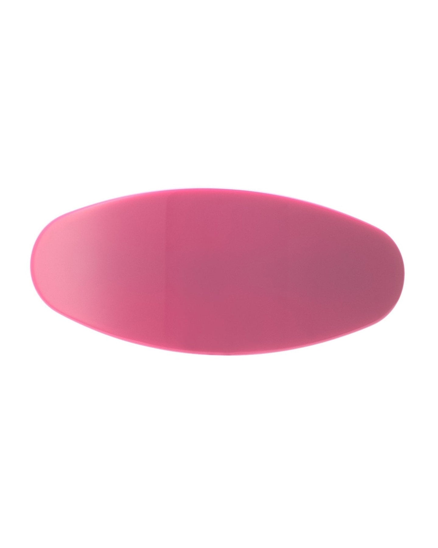 Jumbo oval Barrette in Schwarz