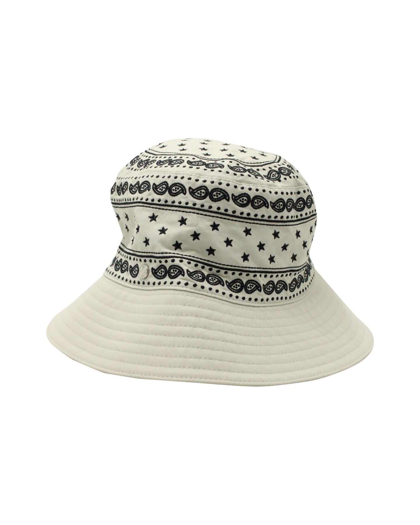 Hermes Bob RIde Bandana Bucket Hut in Schwarz