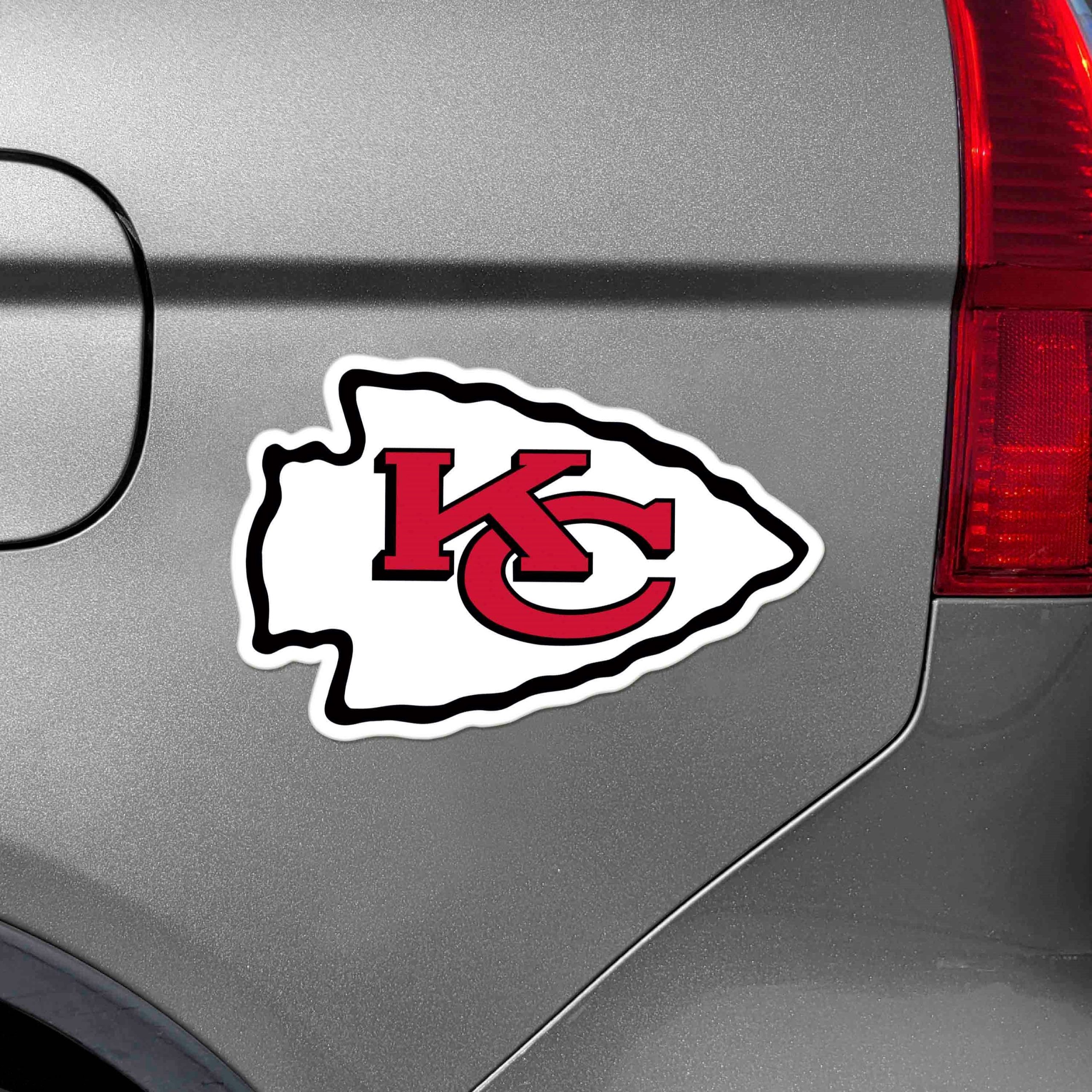 Fanmats Kansas City Chiefs Großes Team Logo Magnet 8.7′′ x8.3″