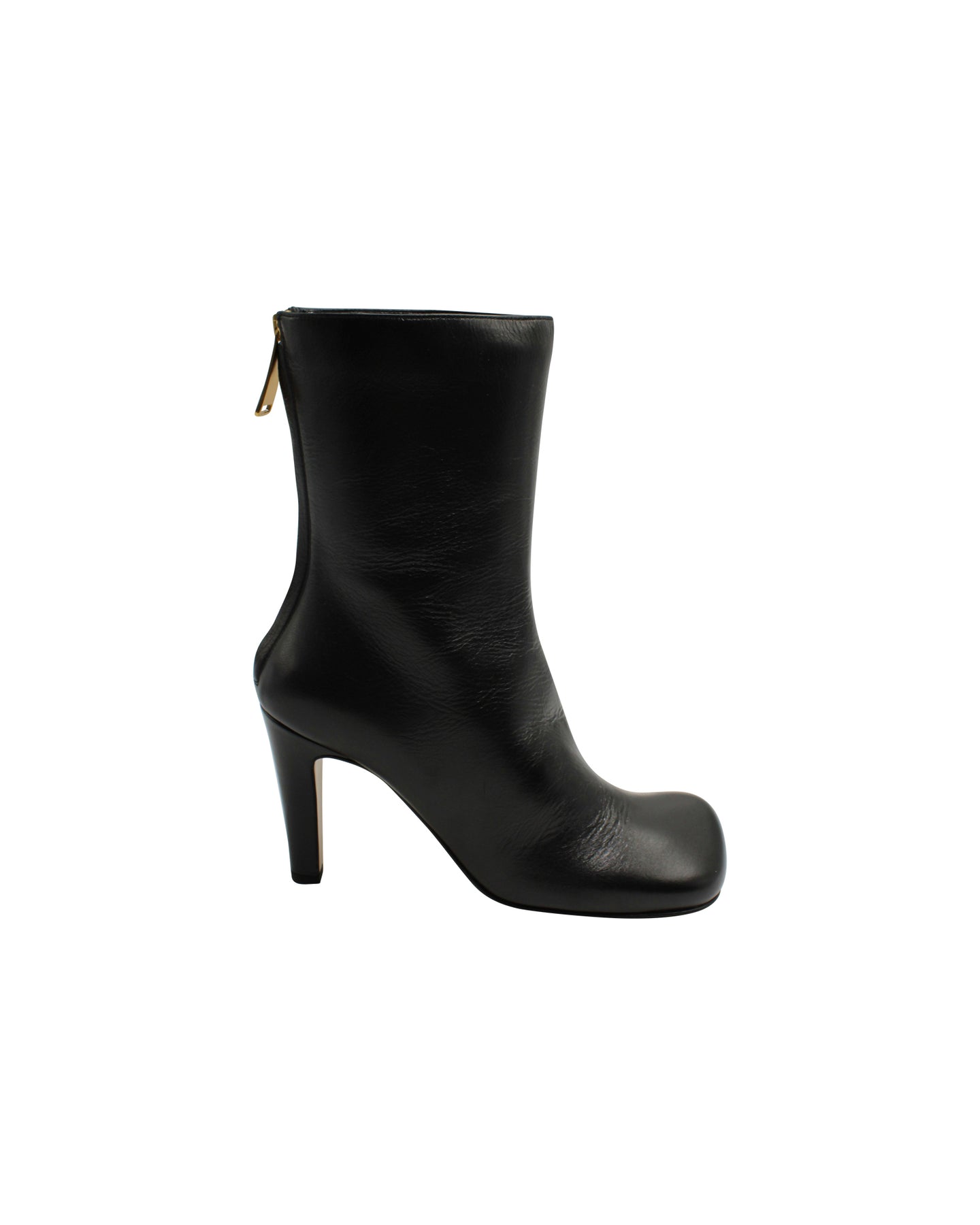 Bottega Veneta Stiefeletten aus schwarzem Leder
