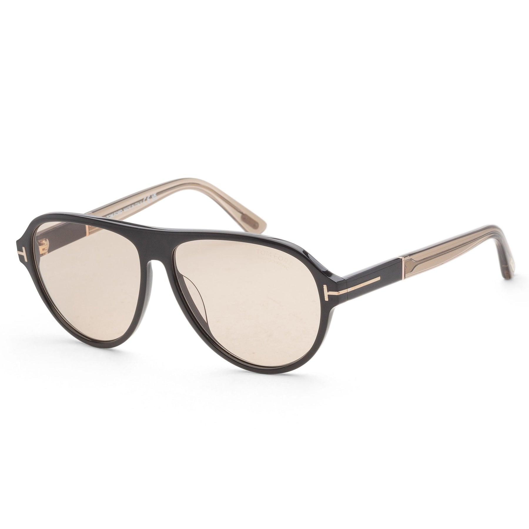 Tom Ford 59mm Shiny Schwarz Sonnenbrille für Herren