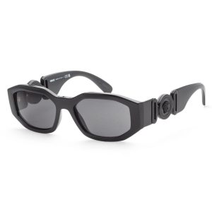 Versace Herren 53mm schwarze Sonnenbrille
