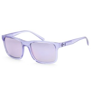 Armani Exchange Herren 57mm Shiny Transparent Violet Sonnenbrille